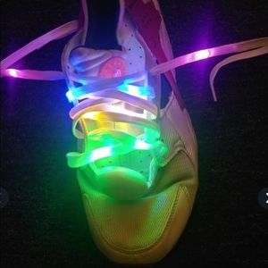 🌺 Multicolor LED Light Up Shoelaces